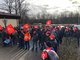 Warnstreik bei Yanmar Crailsheim: Einstehen fuer mehr Geld und mehr Zeit