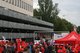 Protestaktion bei Mahle: OEhringer Werk von Schliessung bedroht, Stellenabbau in Stuttgart