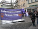 Stand auf dem Milchmarkt in Schwäbisch Hall am Samstag, 6. März