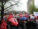 Gemeinsamer Protest bei Huber am 19. April 2005