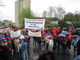 Gemeinsamer Protest bei Huber am 19. April 2005