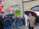 Gemeinsamer Protest bei Huber am 19. April 2005