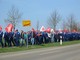 Warnstreik bei Textron und Protest bei Drews