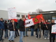 Protestkundgebung bei Firma Voith in Crailsheim