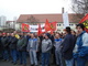 Protestkundgebung bei Firma Voith in Crailsheim