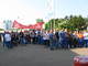 Fast alle Beschäftigten bei Mahle in Gaildorf kommen zur Kundgebung der IG Metall am Freitag morgen