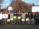 Kundgebung und Demo der Huber-Belegschaft in OEhringen
