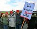 Warnstreik bei Huber in OEhringen