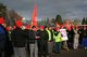 Warnstreik bei Huber in OEhringen