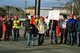 Warnstreik bei Huber in OEhringen