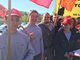 Warnstreik-Kundgebungung bei Bosch in Crailsheim