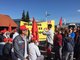 Warnstreik-Kundgebungung bei Bosch in Crailsheim