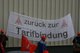 Warnstreik fuer Tarifbindung bei Terex Components