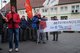 Warnstreik bei Voith in Crailsheim: Einstehen fuer mehr Geld und mehr Zeit