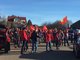 Warnstreik und Demonstration in Neuenstein mit ueber 500 Teilnehmerinnen und Teilnehmern