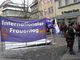 Stand auf dem Milchmarkt in Schwäbisch Hall am Samstag, 6. März