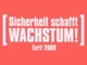 Sicherheit schaft Wachstum